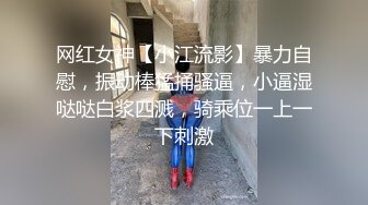 网红女神【小江流影】暴力自慰，振动棒猛捅骚逼，小逼湿哒哒白浆四溅，骑乘位一上一下刺激